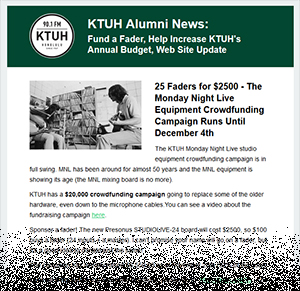 KTUH Alumni Newsletter Sample